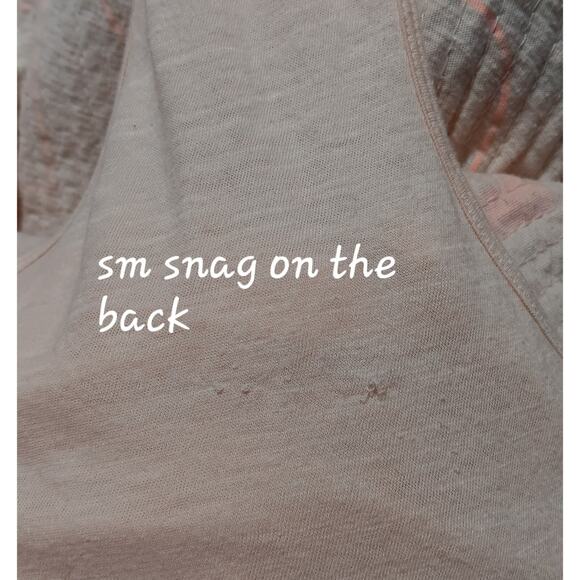 VICTORIA SECRET LOVE PINK Small SEQUIN TANK TOP BLING Orange Shirt Racerback - Picture 4 of 6